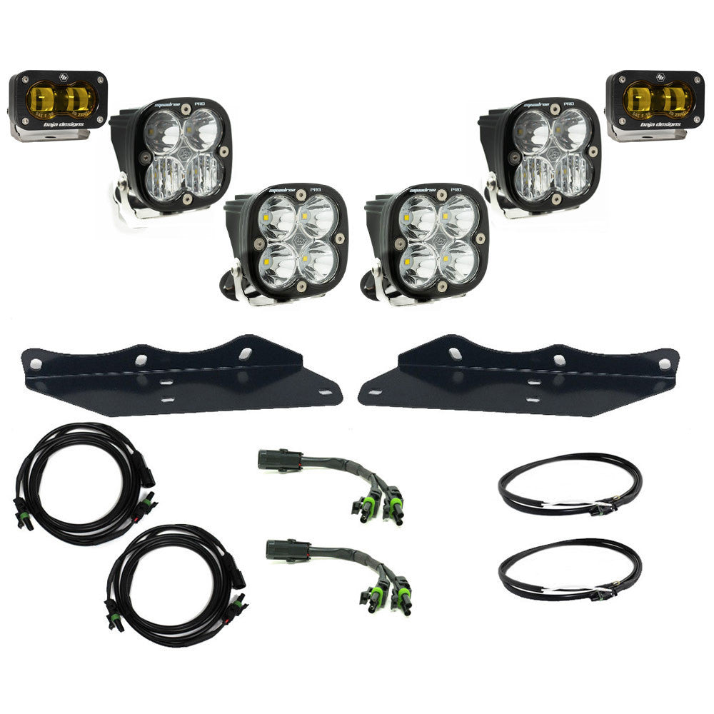 Ford Raptor (17-20) Fog Pocket Kit S2 SAE Baja Amber Pro Baja Designs - 448177
