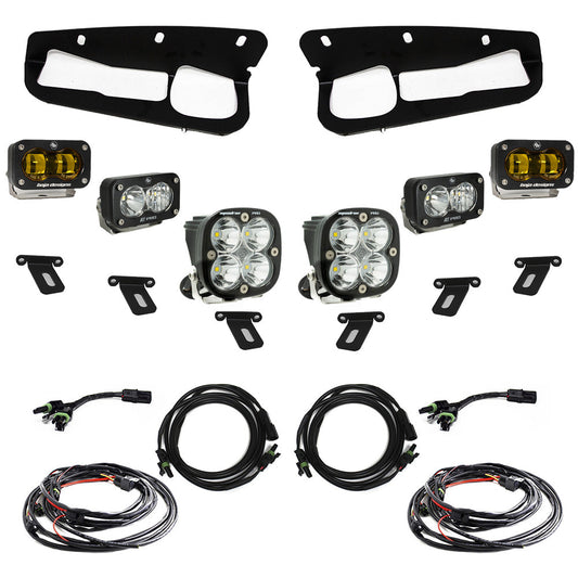 Ford Bronco (21-Present) S2 SAE Baja Amber FPK Pro for OEM Steel Bumper Baja Designs - 448179