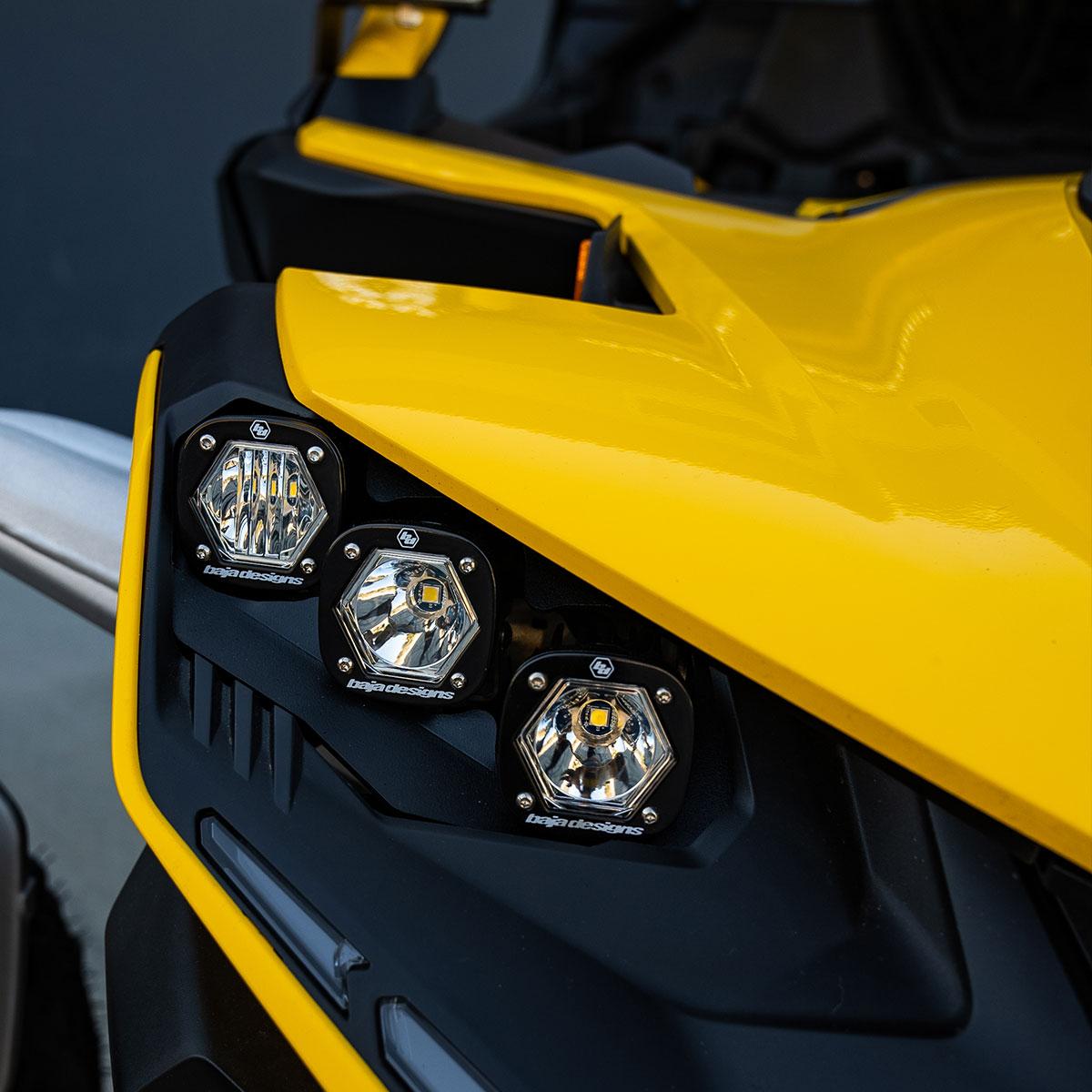 Can-Am, Maverick R, Triple S1 Unlimited Headlight Kit Baja Designs - 448204