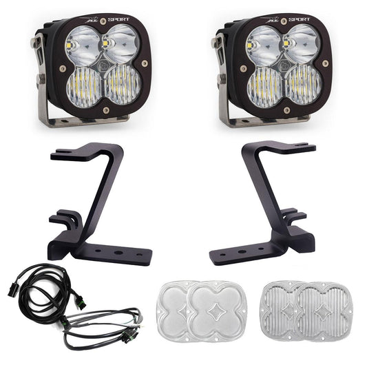 XL Sport A-Pillar Kit 2023-On Ford F-250/350 Super Duty Driving/Combo Clear Upfitter Wiring - 448210UP