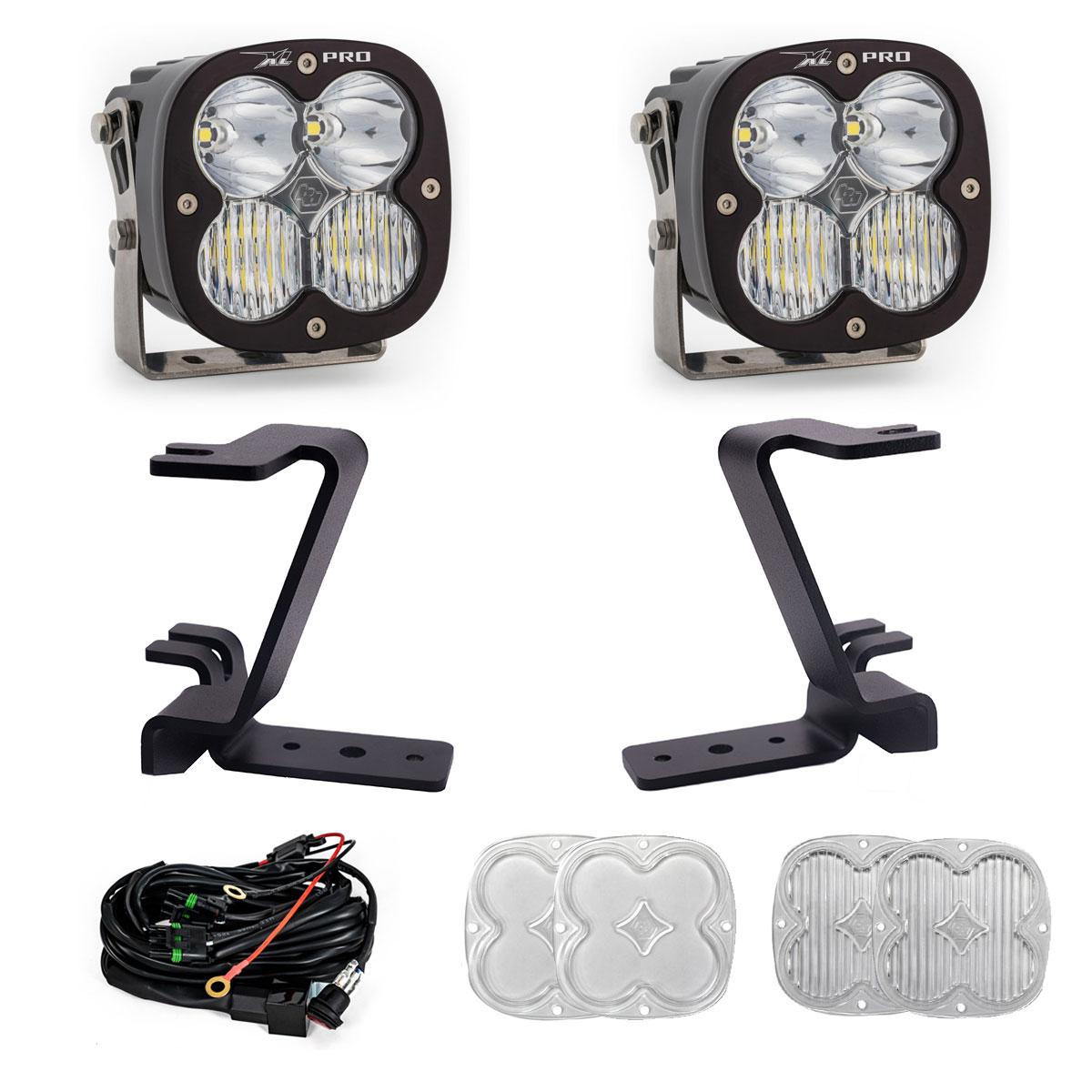 XL Pro A-Pillar Kit 2023-On Ford F-250/350 Super Duty Driving/Combo Clear Toggle Wiring - 448211