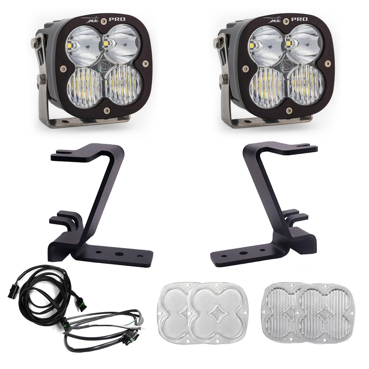 XL Pro A-Pillar Kit 2023-On Ford F-250/350 Super Duty Driving/Combo Clear Upfitter Wiring - 448211UP