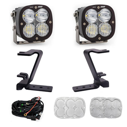 XL80 A-Pillar Kit 2023-On Ford F-250/350 Super Duty Driving/Combo Clear Toggle Wiring - 448212