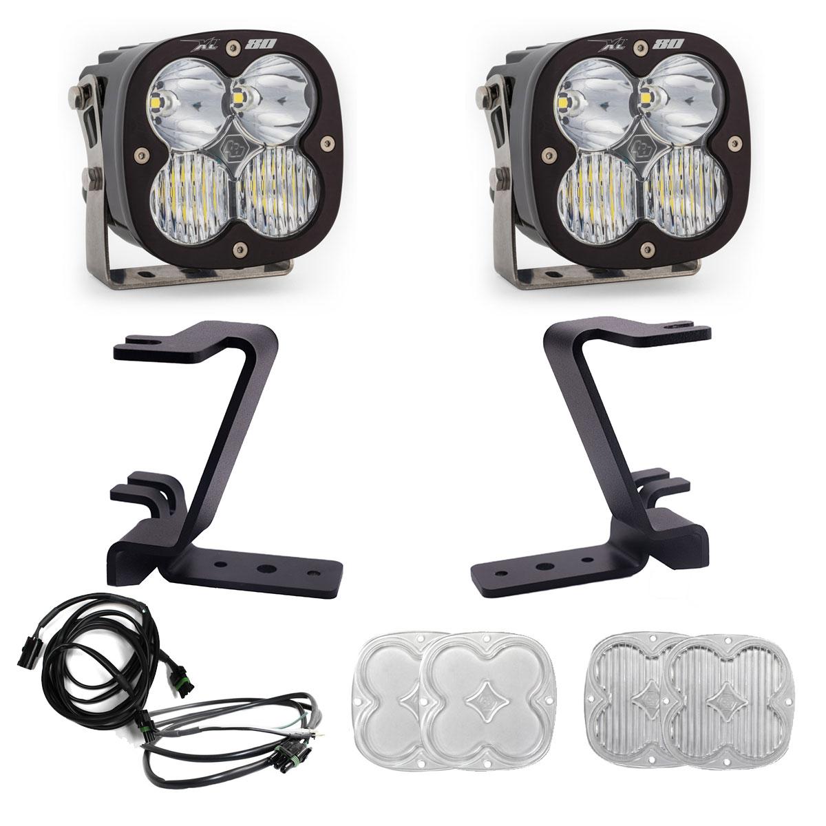 XL80 A-Pillar Kit 23-On Ford F-250/350 Super Duty Driving/Combo Clear Upfitter Wiring - 448212UP