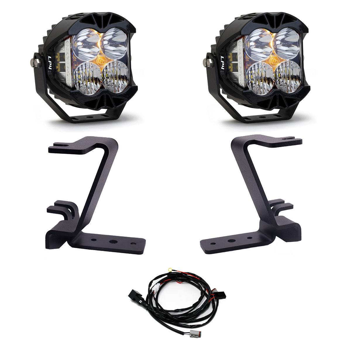 LP4 A-Pillar Kit 2023-On Ford F-250/350 Super Duty Driving/Combo Clear Toggle Wiring - 448213