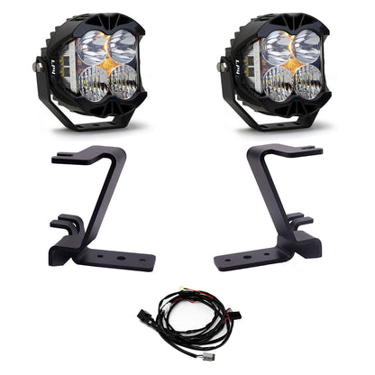 LP4 A-Pillar Kit 2023-On Ford F-250/350 Super Duty Driving/Combo Clear Toggle Wiring - 448213