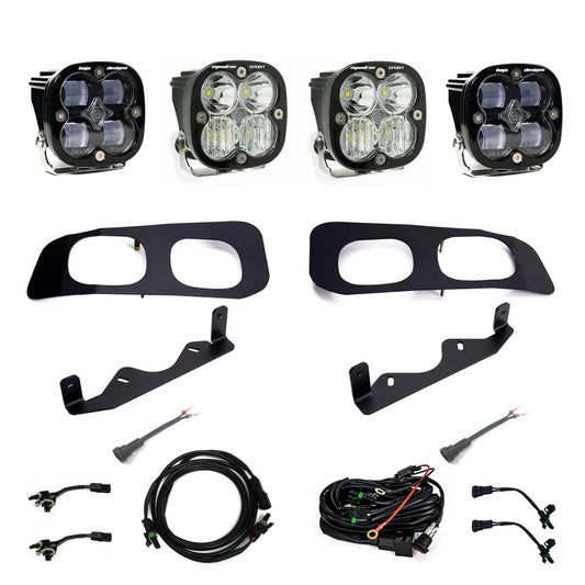 Squadron SAE/Sport Fog Pocket Kit 23-On Ford F-250/350 Super Duty SAE Fog Clear Toggle Wiring - 448225