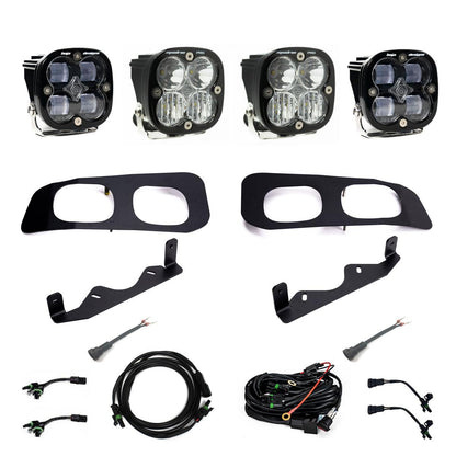 Squadron SAE/Pro Fog Pocket Kit 2023-On Ford F-250/350 Super Duty SAE Fog Clear Toggle Wiring - 448227