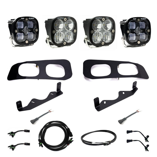 Squadron SAE/Pro Fog Pocket Kit 23-On Ford F-250/350 Super Duty SAE Fog Clear Upfitter Wiring - 448227UP