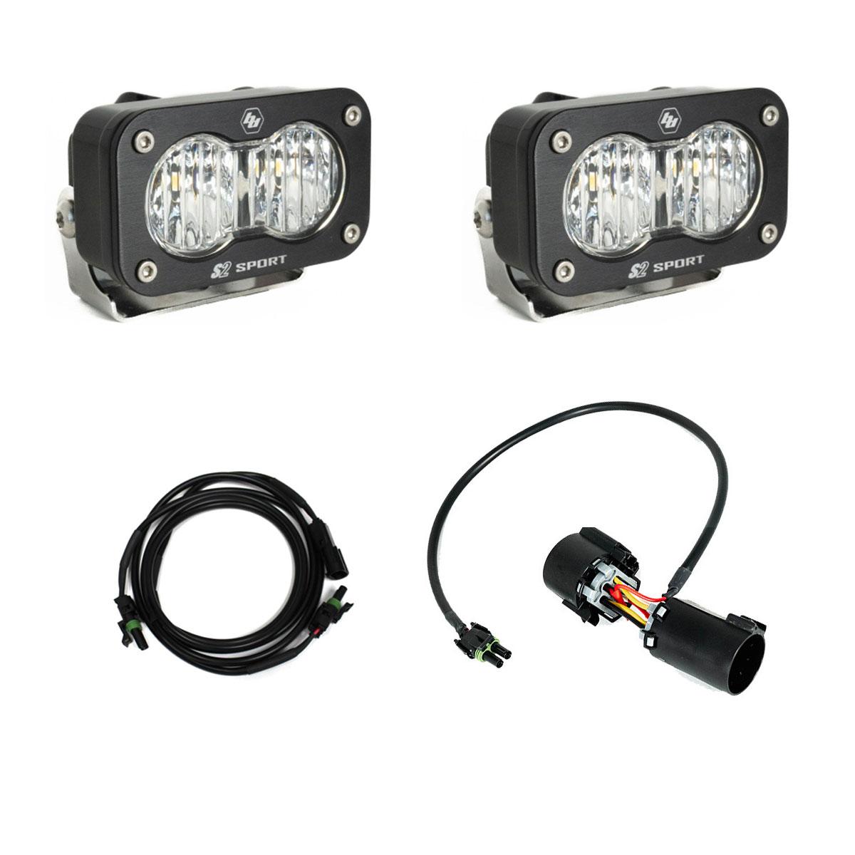 S2 Sport W/C Reverse Kit Plug-N-Play Wide Cornering Clear Plug-n-Play Wiring - 448231