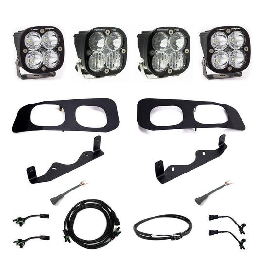Ford Super Duty 2023-On  Dual Unlimited Fog Pocket Upfitter Kit Baja Designs - 448255UP