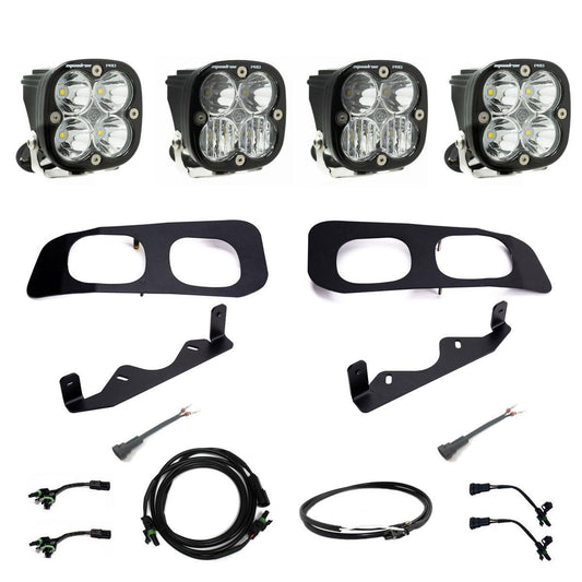 Ford Super Duty 2023-On  Dual Pro Fog Pocket Upfitter Kit Baja Designs - 448256UP