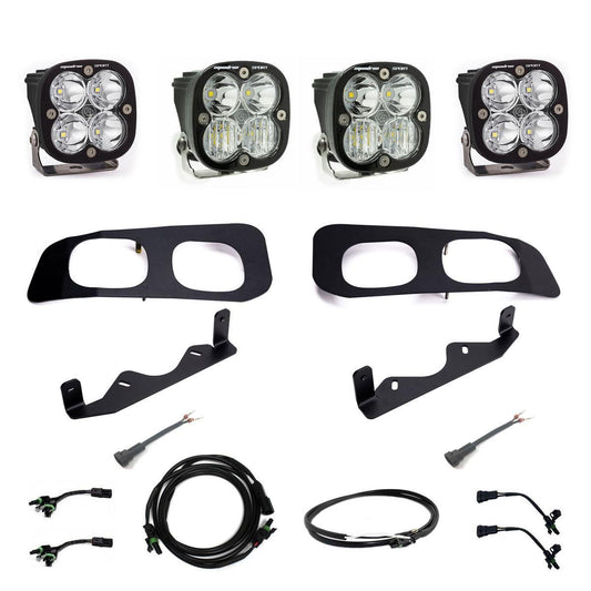 Ford Super Duty 2023-On  Dual Sportsman Fog Pocket Upfitter Kit Baja Designs - 448257UP