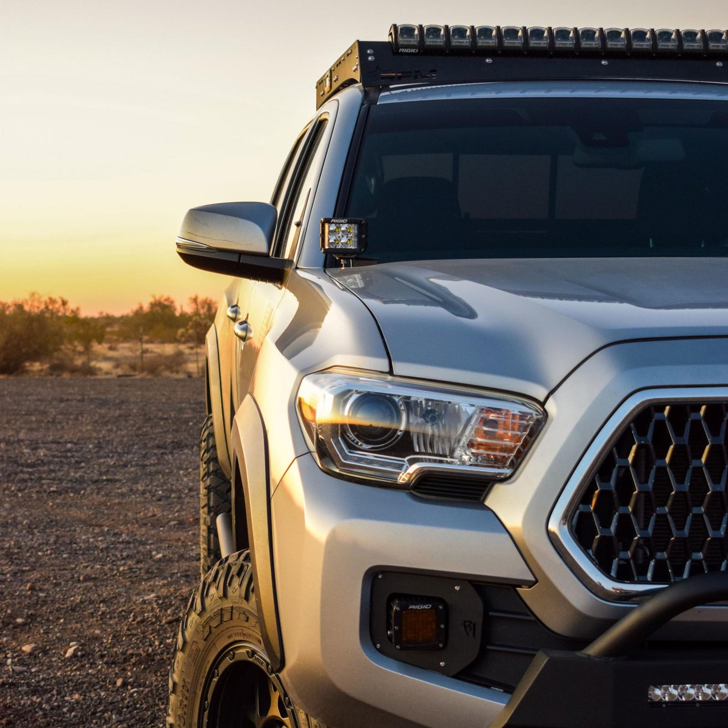 Rigid Industries 16-20 Toyota Tacoma A-Pillar Mount Fits 360-Series D-Series D-SS RIGID
