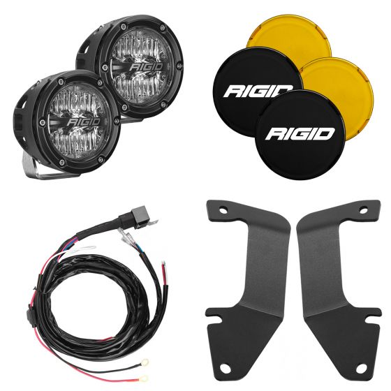 2014-2020 Toyota Tundra A-Pillar Light Kit, Includes 4 Inch 360-Series Drive RIGID Industries - Default Title