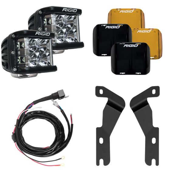 2016-2020 Toyota Tacoma A-Pillar Light Kit, Includes D-SS Flood RIGID Industries - Default Title