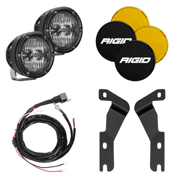 2016-2020 Toyota Tacoma A-Pillar Light Kit, Includes 4 Inch 360-Series Drive RIGID Industries - Default Title