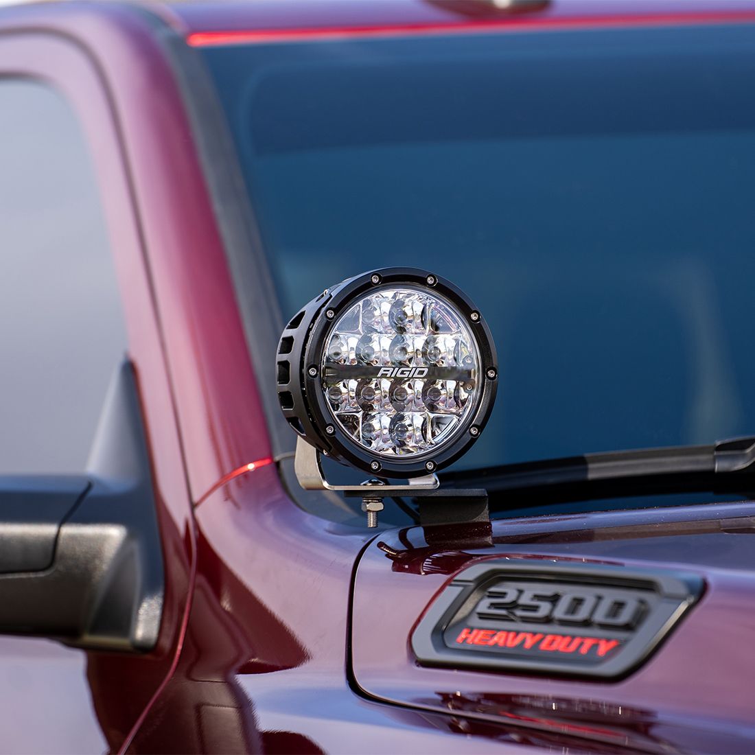 2019-Present Dodge RAM 2500/3500 A-Pillar 6 Inch 360-Series LED Light Kit RIGID Industries - Default Title