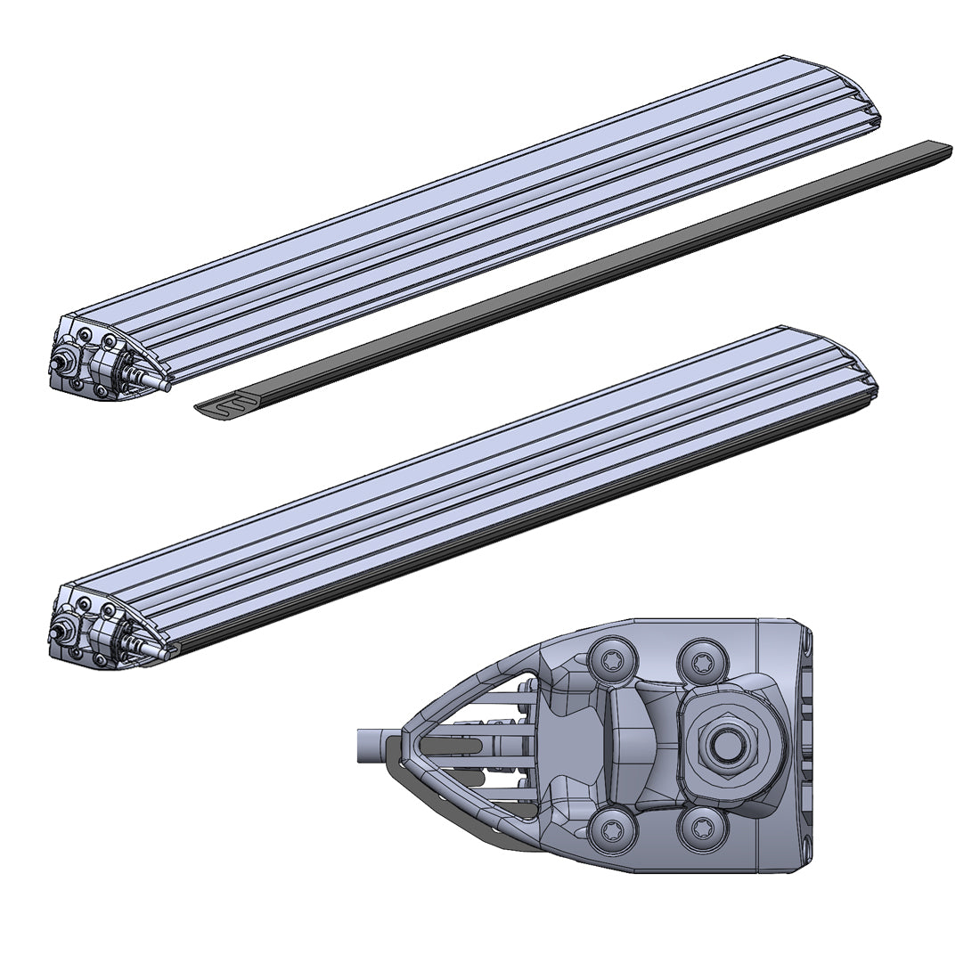Rigid Industries 2021+ Ford Bronco Roof Rack Mount Kit RIGID