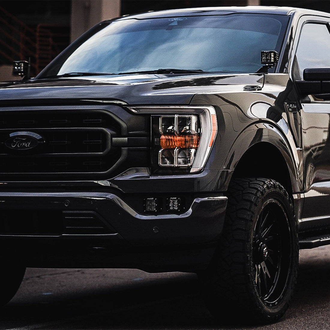 Rigid Industries 2021-Present Ford F-150/Raptor A-Pillar D-SS Light Kit