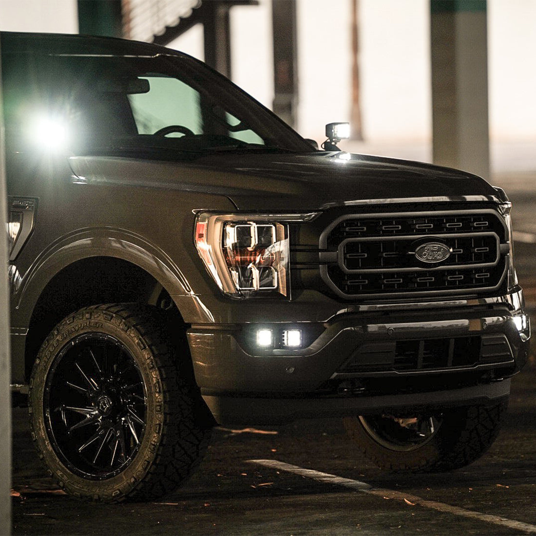 Rigid Industries 2021-Present Ford F-150/Raptor A-Pillar D-SS Light Kit