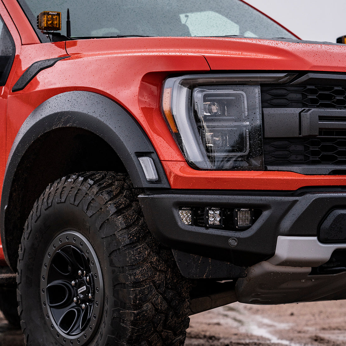 2021-Present Ford Raptor Triple Fog Light Kit RIGID Industries - Default Title