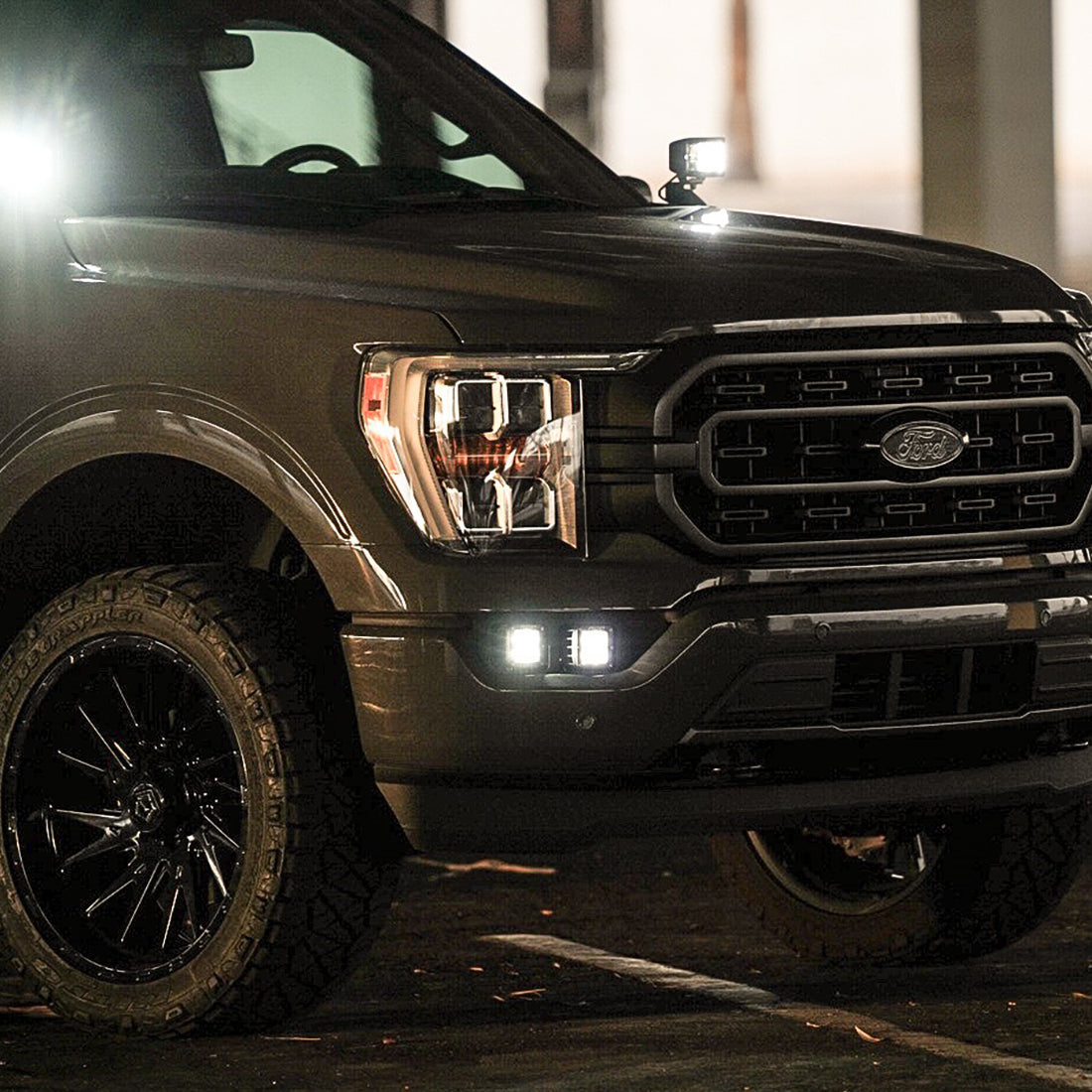 Rigid Industries 2021-Present Ford F-150 Dual Fog Mounts