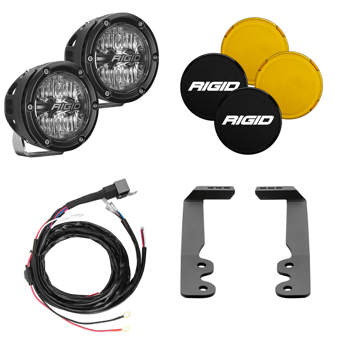 2022+ Toyota Tundra 4 Inch 360-Series A-Pillar Lighting Kit RIGID Industries - Default Title