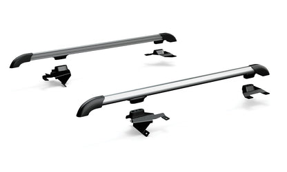 07-18 Wrangler JK 4 Door Nebo Roof Rack Main Rail Kit Silver TeraFlex