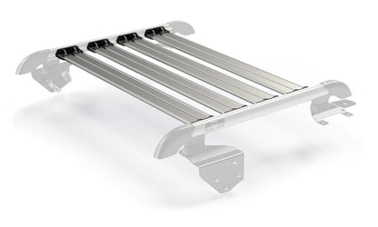 07-18 Wrangler JK 2 Door Nebo Roof Rack Cargo Slat Kit Silver 4-Piece TeraFlex