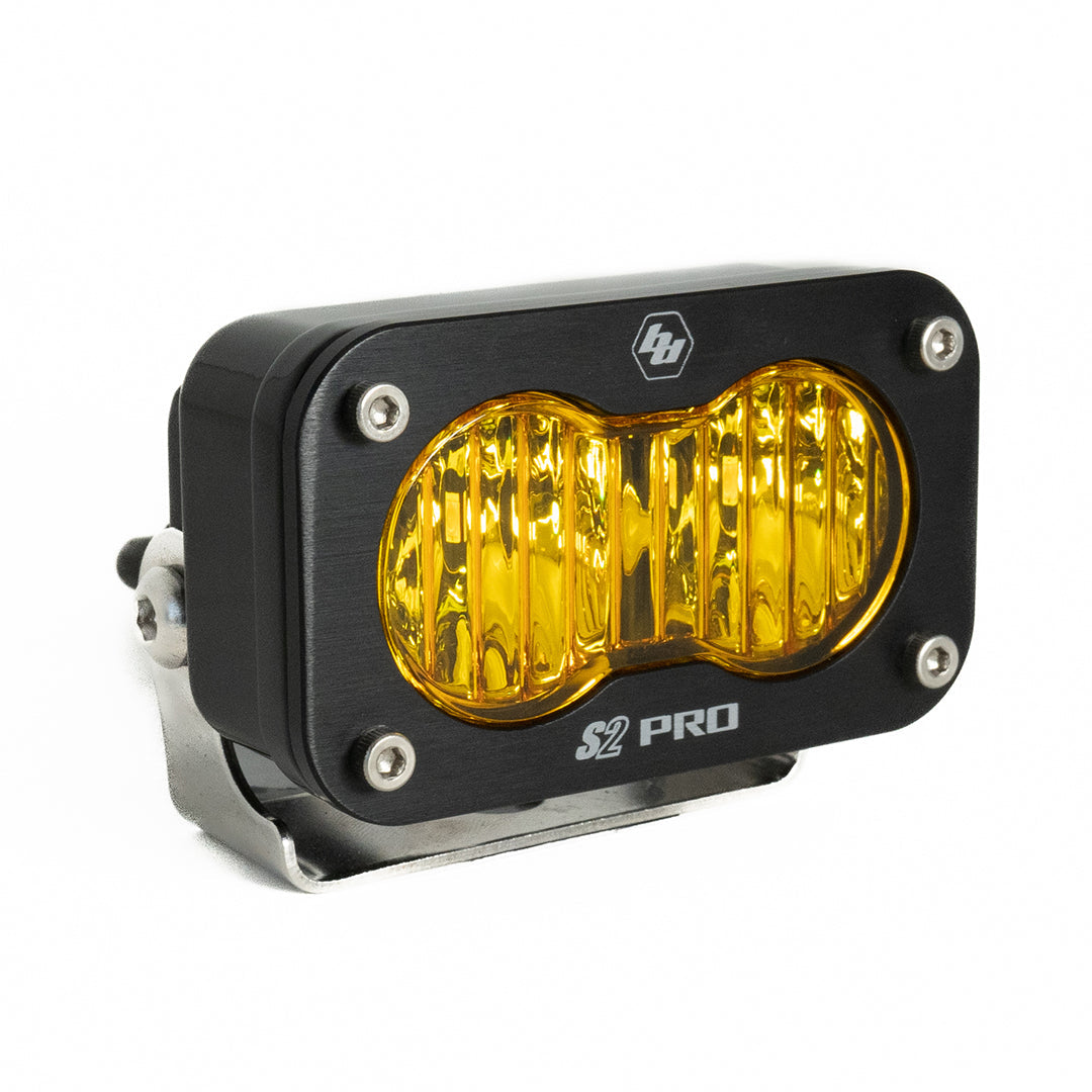 LED Light Wide Cornering Pattern Baja Amber S2 Pro Baja Designs - 480015