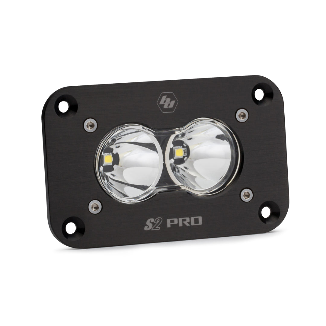LED Light Work/Scene Pattern Clear Black S2 Pro Baja Designs - 481001