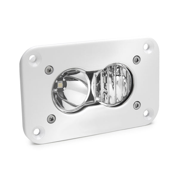 LED Work Light Flush Mount Clear Lens Driving Combo Pattern White S2 Pro Baja Designs - 481003WT