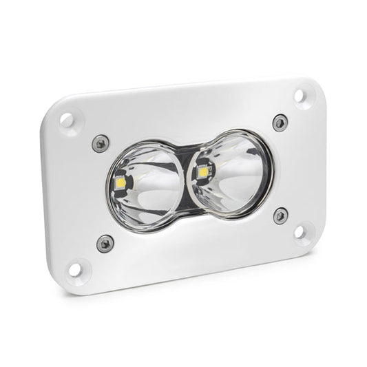 LED Work Light Flush Mount Clear Lens Work/Scene Pattern White S2 Pro Baja Designs - 481006WT