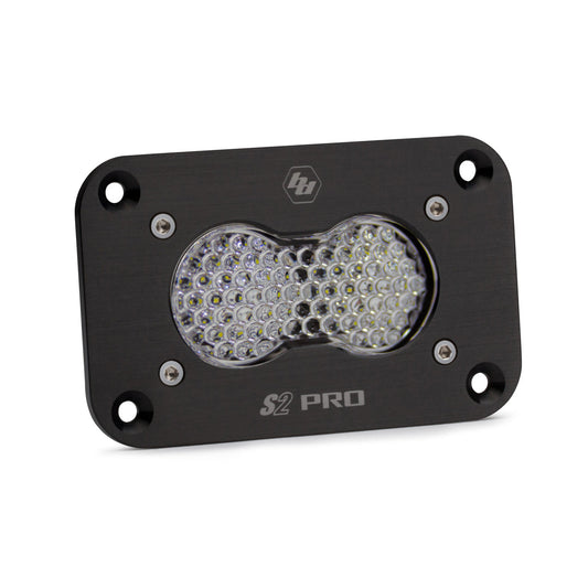 LED Work Light Flush Mount Clear Lens Work/Scene Pattern S2 Pro Baja Designs - 481006