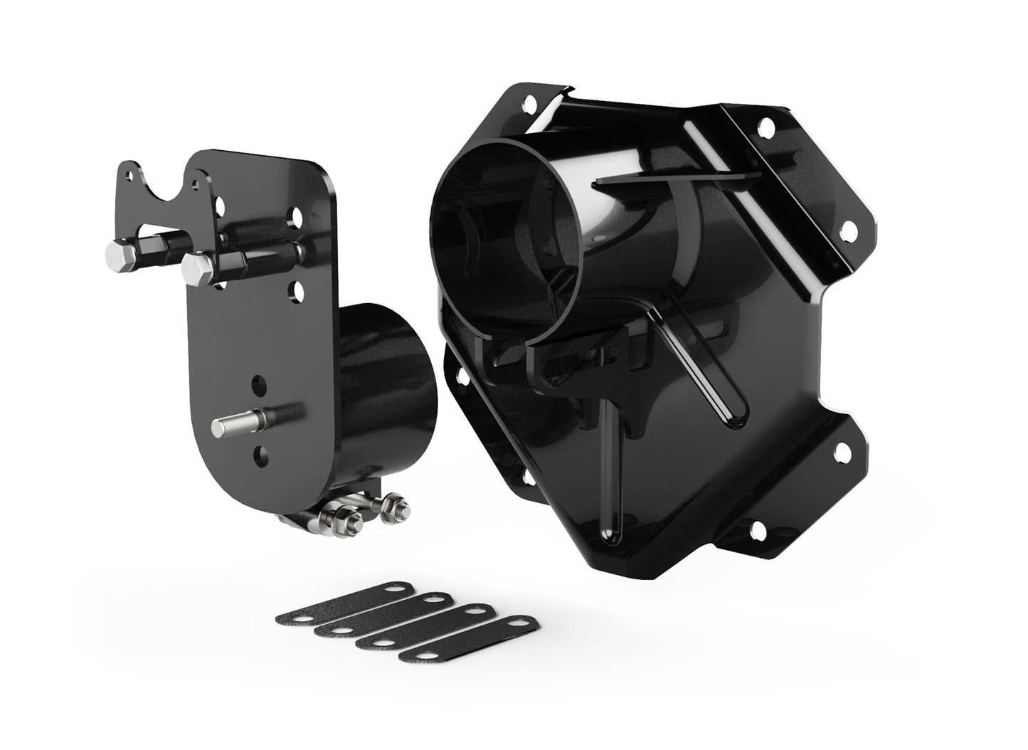 07-18 Wrangler JK Alpha HD Adjustable Spare Tire Mount Kit 5x5.5 Inch TeraFlex