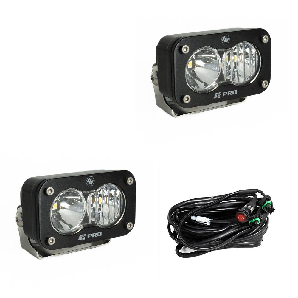 LED Light Pods Driving Combo Pattern Pair S2 Pro Series Baja Designs - 487803