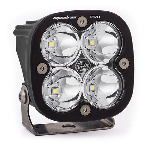 LED Light Pod Black Clear Lens Spot Pattern Squadron Pro Baja Designs - 490001