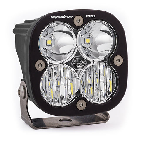 LED Light Pod Black Clear Lens Driving/Combo Pattern Squadron Pro Baja Designs - 490003