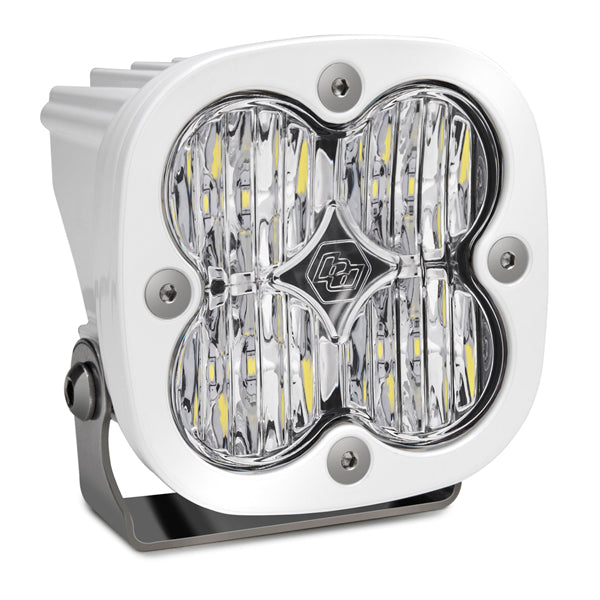 LED Light Pod White Clear Lens Wide Cornering Pattern Squadron Pro Baja Designs - 490005WT