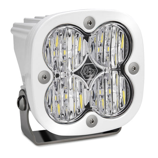 LED Light Pod White Clear Lens Wide Cornering Pattern Squadron Pro Baja Designs - 490005WT