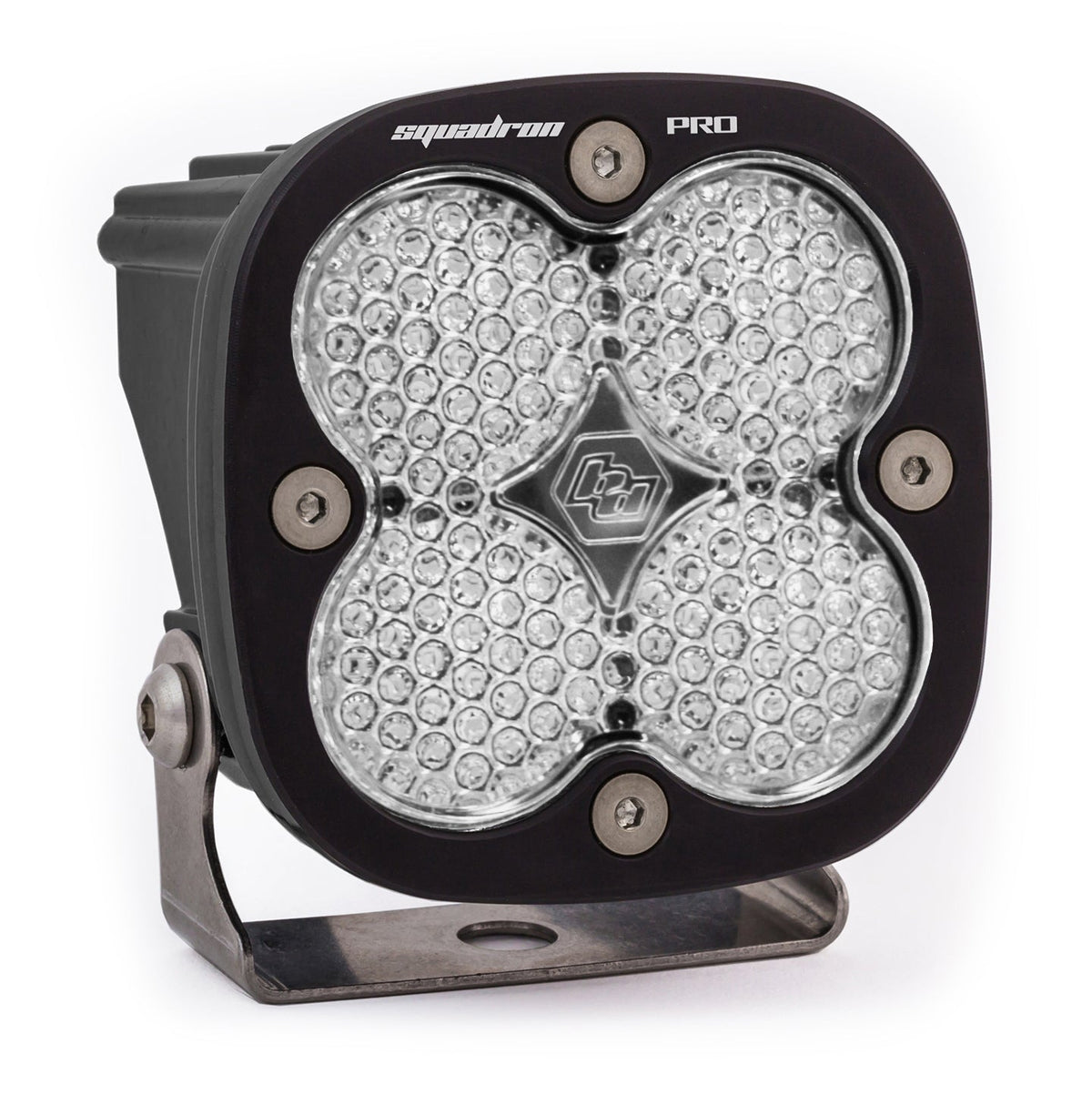 LED Light Pod Black Clear Lens Work/Scene Pattern Squadron Pro Baja Designs - 490006