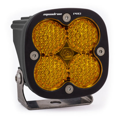LED Light Pod Black Baja Amber Lens Work/Scene Pattern Squadron Pro Baja Designs - 490016