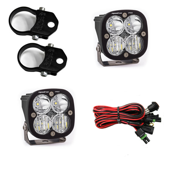 LED Light Pods Kit W/A Pillar Mounts 1.75 Inch Harness Squadron Pro Baja Designs - 497101