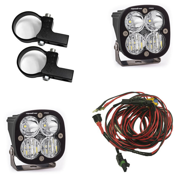 LED Light Pods Kit W/Horiz Mounts 1.75 Inch Harness Squadron Pro Baja Designs - 497104
