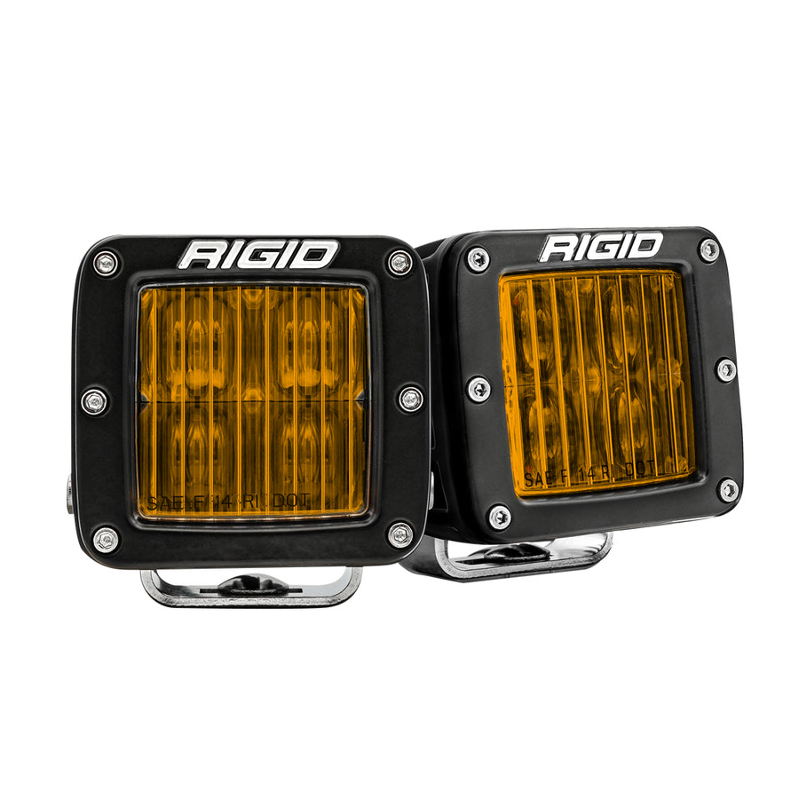 SAE J583 Compliant Selective Yellow Fog Light Pair D-Series Pro Street Legal Surface Mount Rigid Industries - Default Title