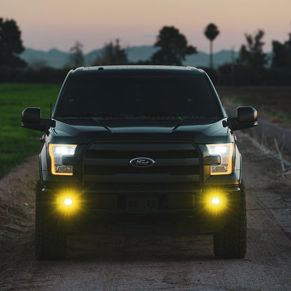 Rigid Industries D-Series SAE Fog Yellow/ Pair