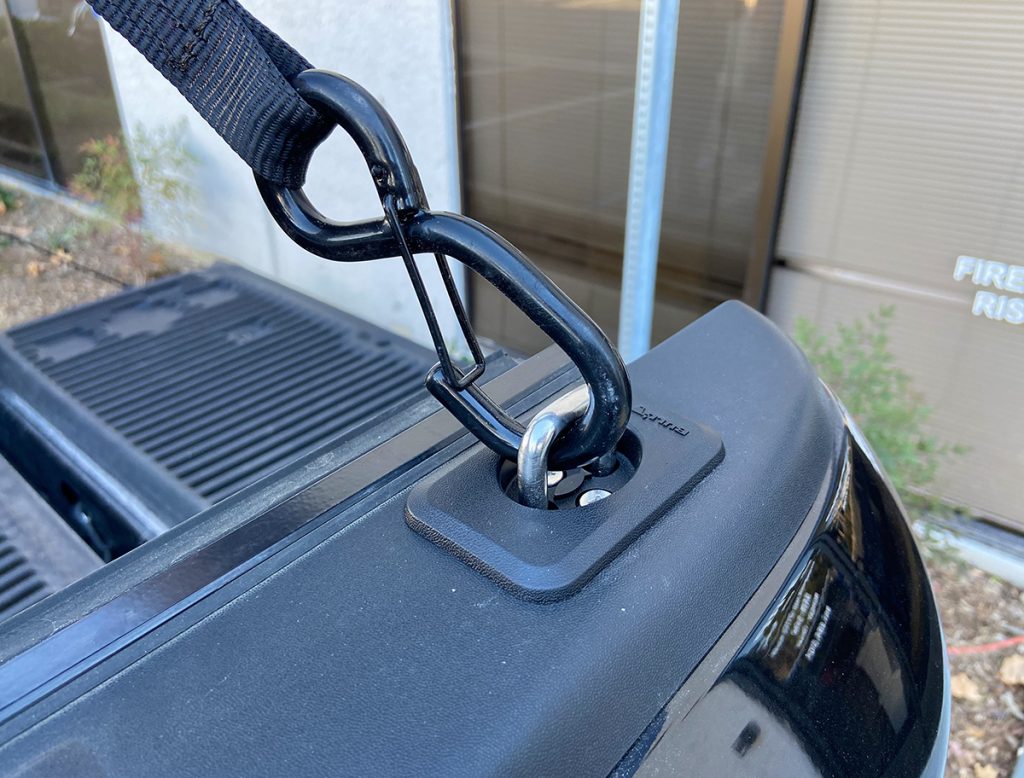 Raised Fit Retractable Tie-Down Anchors 2009 -Up Dodge RAM 1500/2500/3500 '14 -19 Toyota Tundra CrewMax 22'+ Hyundai Santa Cruz Bullring