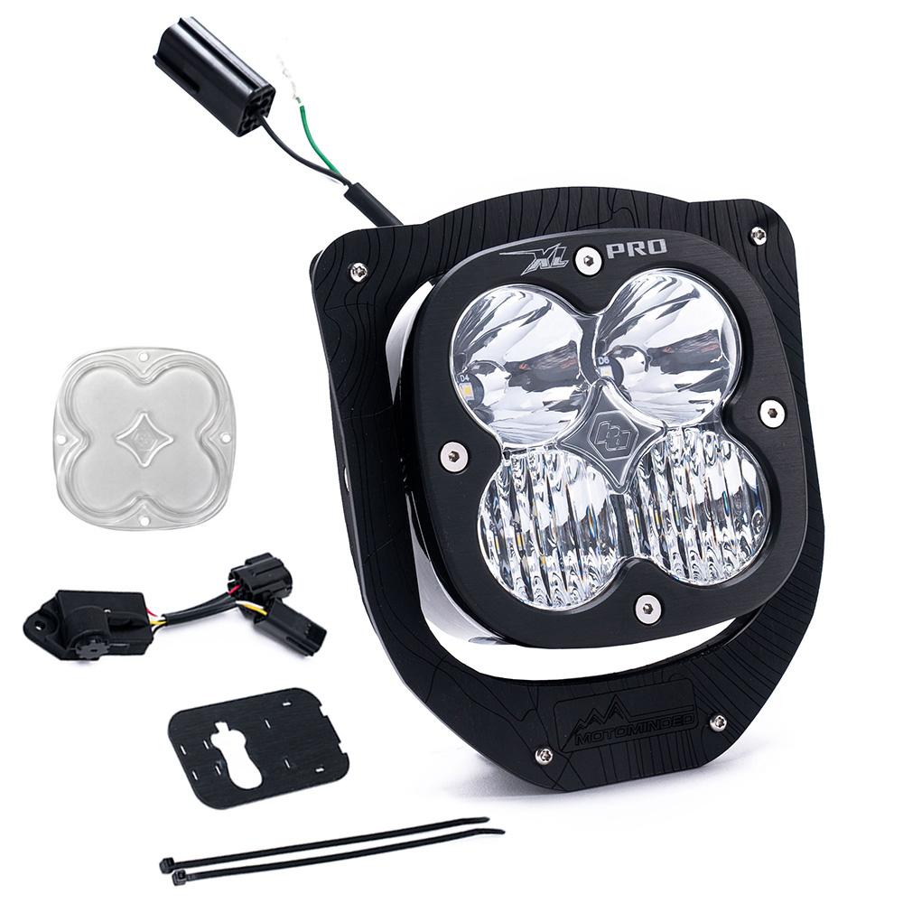 Husqvarna XL Pro D/C Headlight Kit w/ Dimmer 2024 FE 350S FE 501S FE350W FE 501W FE 450 TE 150 TE 250 TE 300 Driving Combo Clear - 507111