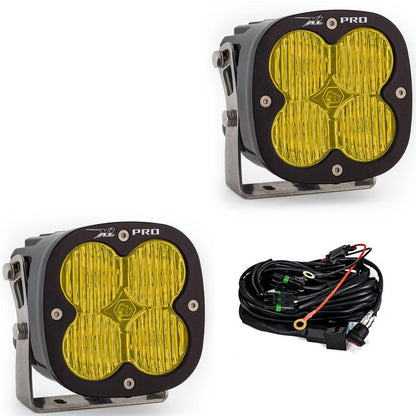 LED Light Pods Baja Amber Lens Wide Cornering Pattern Pair XL Pro Series Baja Designs - 507815